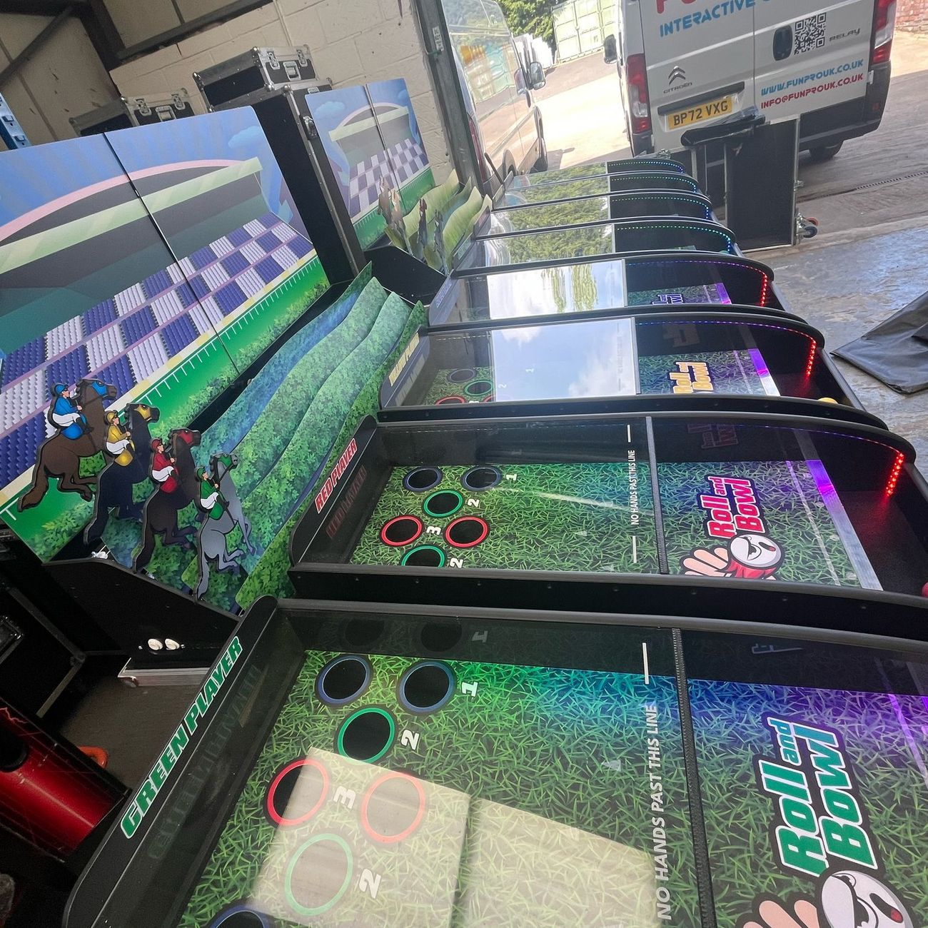 Why 8 Lane Roll & Bowl Donkey Derby?