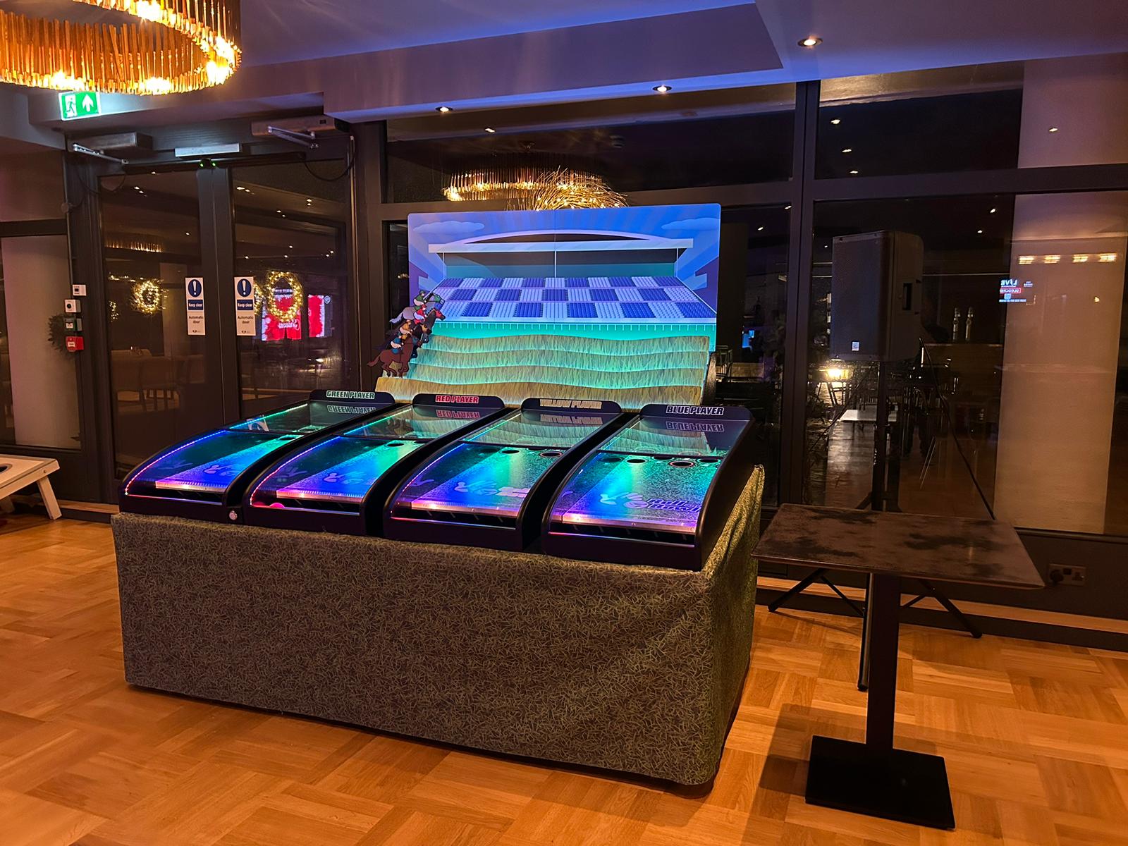 Hire the Donkey Derby from Fun Pro UK Today Roll and Bowl hire Birmingham